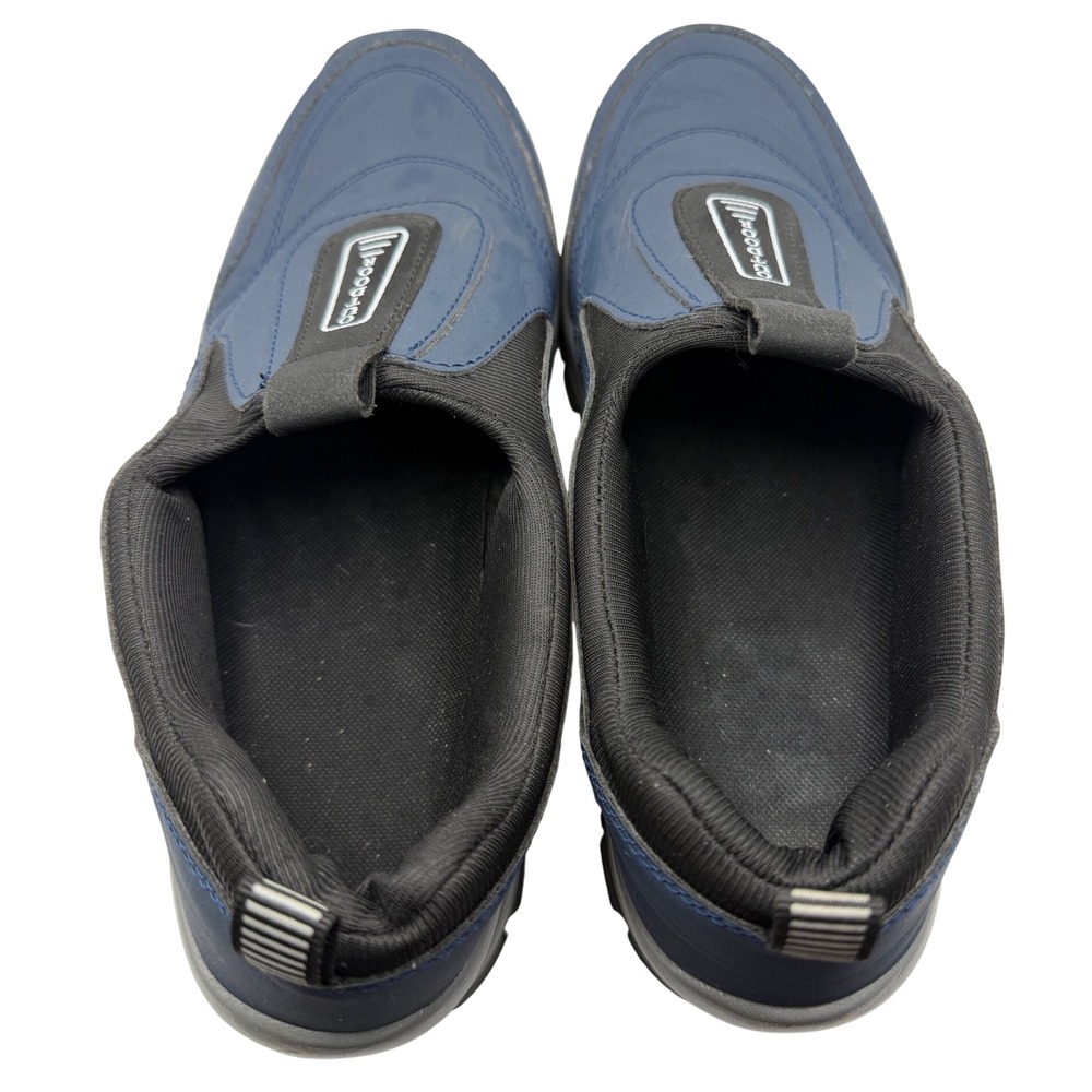 Outdoor Sport Shoes Mens 42 Blue Slip On Loafers Rugged Walking Casual Sneakers